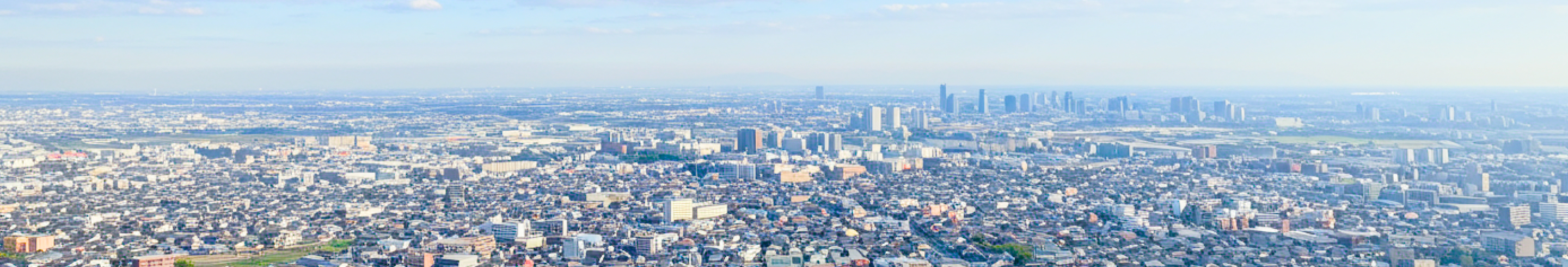 都市の航空写真